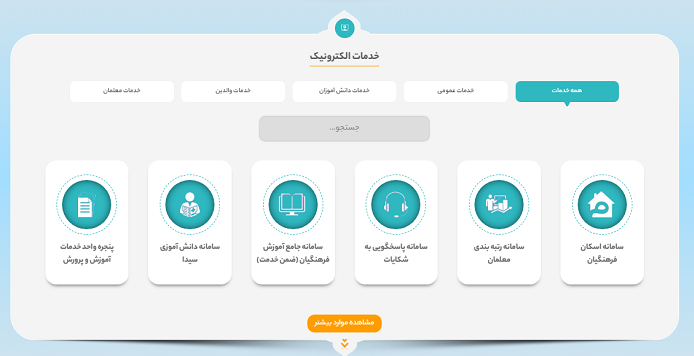سایت آموزش و پرورش استان سیستان و بلوچستان sb.medu.gov.ir 17 خدمات الکترونیک سایت آموزش و پرورش استان سیستان و بلوچستان