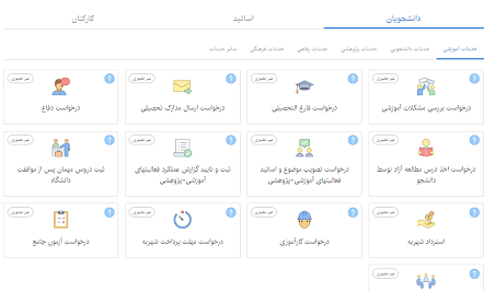 سایت دانشگاه لرستان lu.ac.ir 14 ورود به میز خدمت الکترونیک سایت دانشگاه لرستان