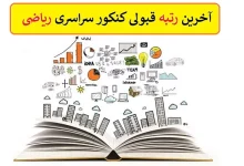 آخرین رتبه قبولی کنکور سراسری ریاضی