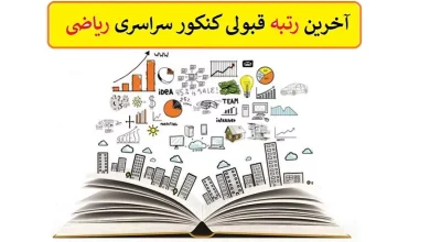 آخرین رتبه قبولی کنکور سراسری ریاضی