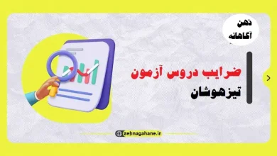 ضرایب دروس آزمون تیزهوشان ۱۴۰۳ - ۱۴۰۴