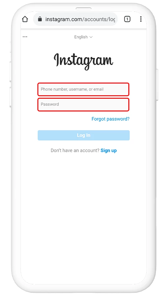 نحوه ورود به اینستاگرام 2025 28 17