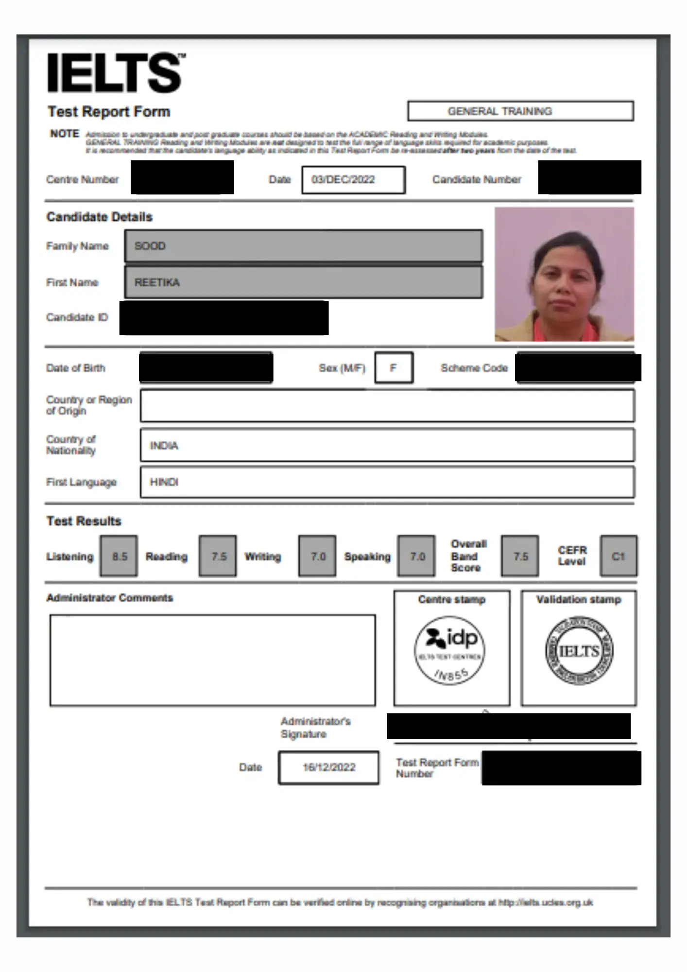 نمونه کارنامه آیلتس 18 نمونه کارنامه آیلتس