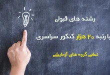 با رتبه ۲۰۰۰۰ ریاضی دانشگاه آزاد چی قبول میشم