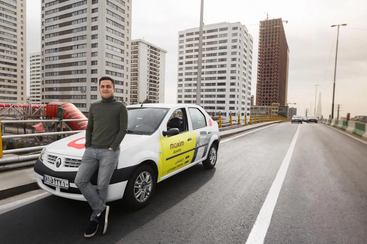 ثبت نام ماکسیم راننده