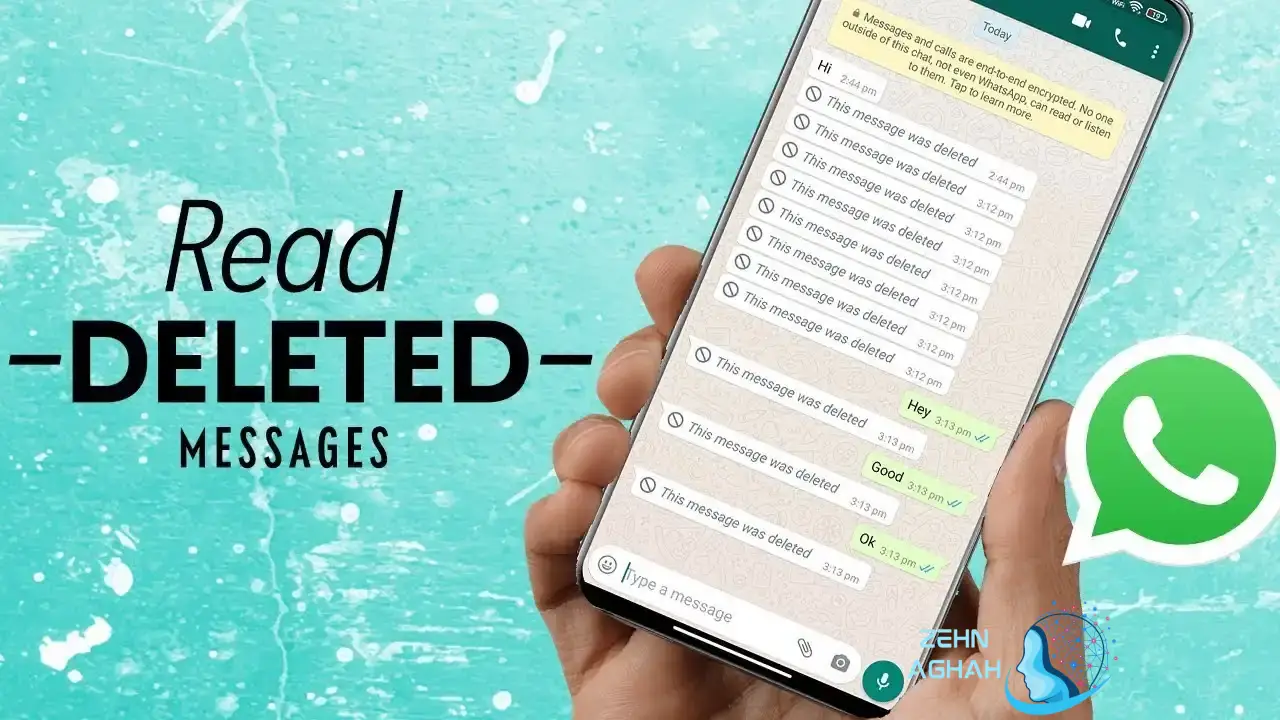 چگونه پیام های حذف شده واتساپ را برگردانیم سامسونگ